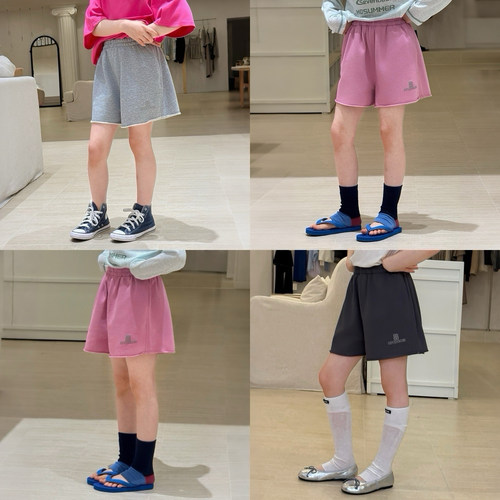 柒号童仓女大童美式休闲百搭短裤夏装新款儿童洋气运动五分裤卫裤
