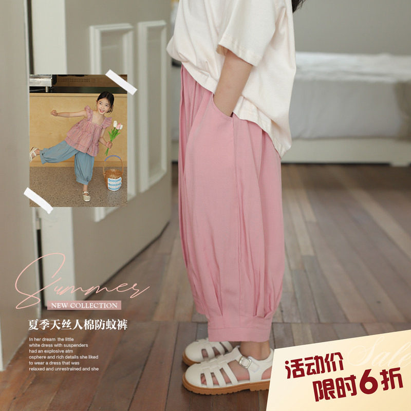 灯笼裤宽松女童柒号童仓图片