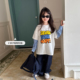 儿童假两件打底衫 上衣潮 长袖 T恤冬装 亲子 柒号童仓女大童韩版