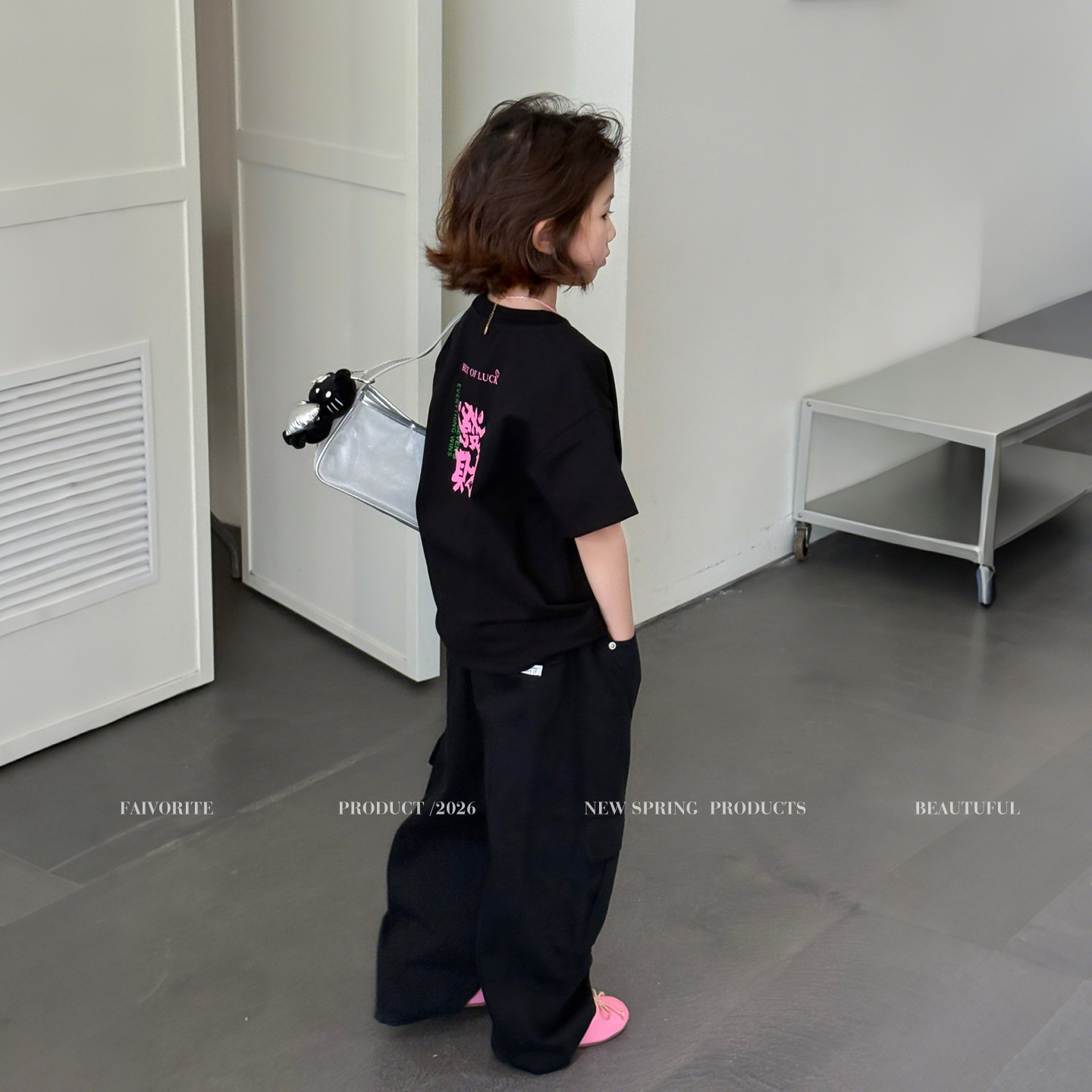 【亲子】柒号童仓女大童印花短袖T恤春装新款儿童宽松圆领上衣潮,童装/婴儿装/亲子装,T恤,淘宝优惠券,粉丝福利购,淘宝优惠卷