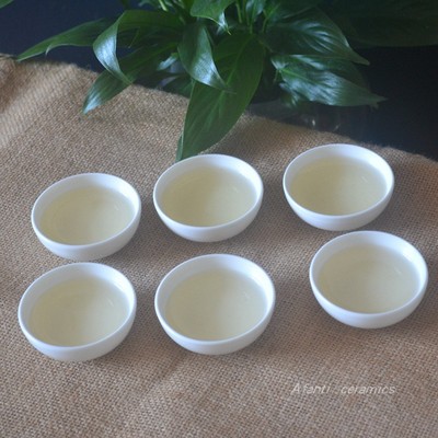 外贸原单尾货新骨瓷40ml功夫茶具配件个人喝茶小号杯子饮白酒杯子