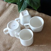 外贸原单尾货新骨瓷200ml简约家用早餐牛奶咖啡果汁啤酒杯子清仓