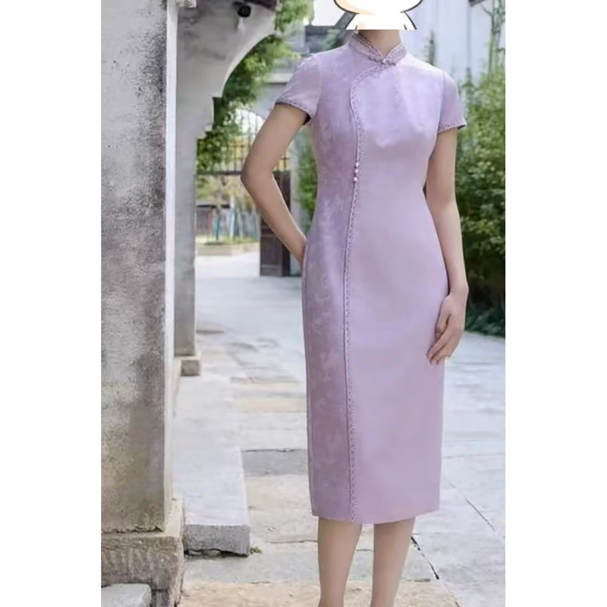 喜婆婆新中式高贵大气紫色