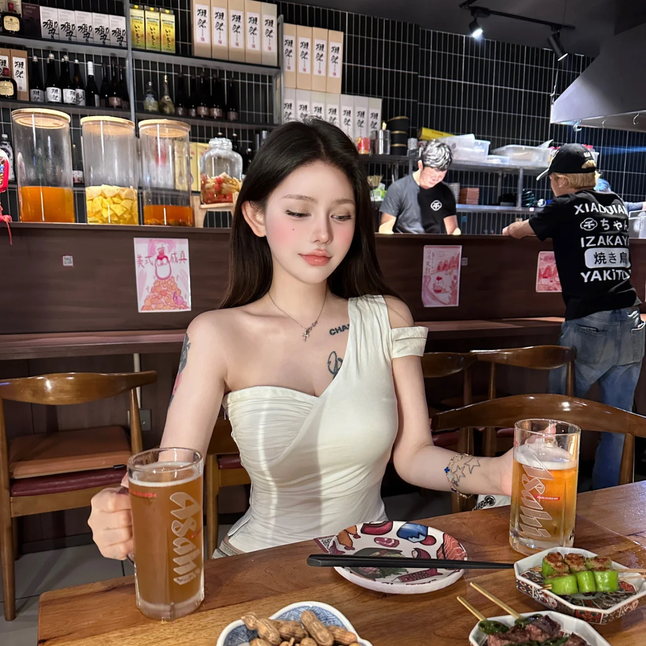 不规则上衣常规女性名媛无袖斜肩