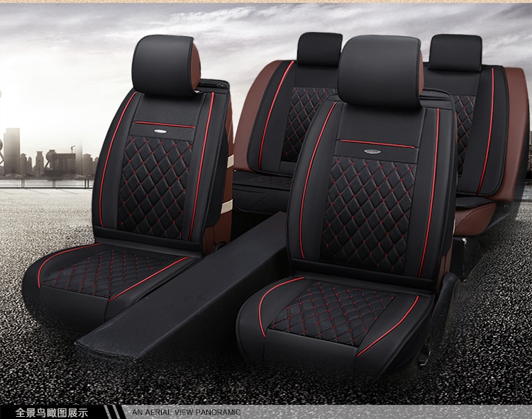 定制D新款宝骏RM5RC6汽车座套四季全包围皮革6坐坐垫专用座椅套