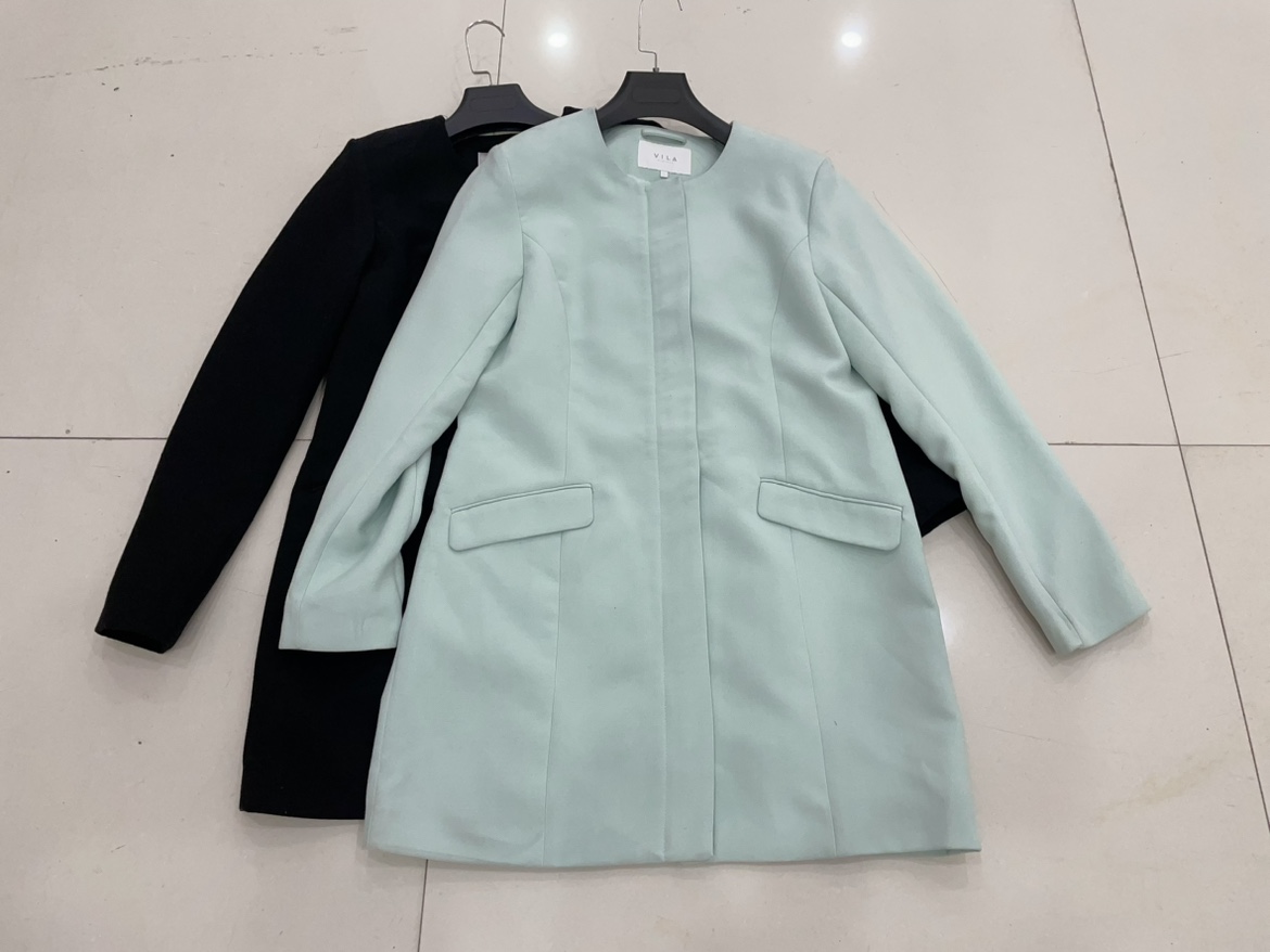 外单中长款外套带内衬通勤时尚拉链修身圆领洋气知识份子英伦大衣