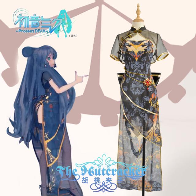 胡桃夹子cos vocaloid v家 tda式金丝雀旗袍 洛天依 cosplay
