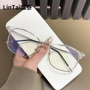 2512f2713新款复古方框眉毛架 时尚商务防蓝光眼镜 可配度数眼镜