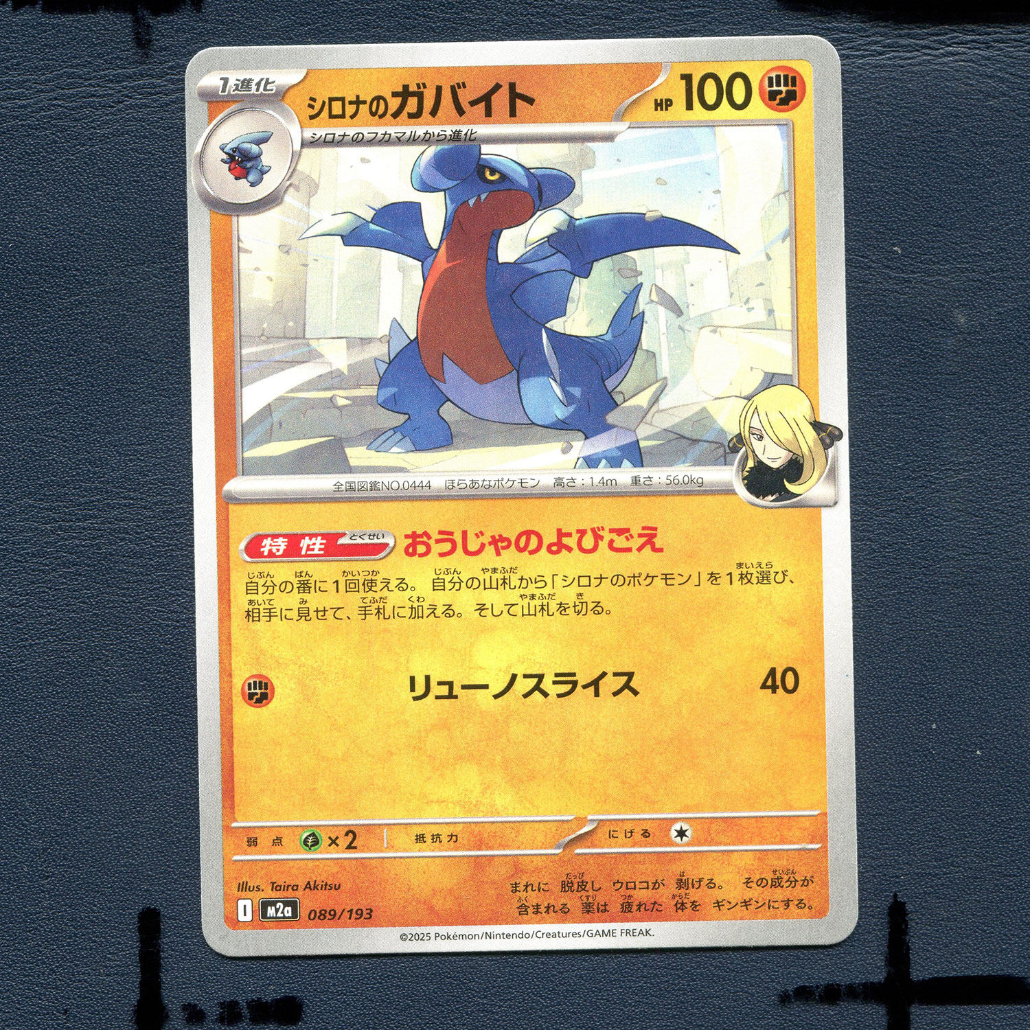 宝可梦PTCG正版卡牌 超级梦想EX 竹兰的尖牙陆鲨 M2A-089 日版