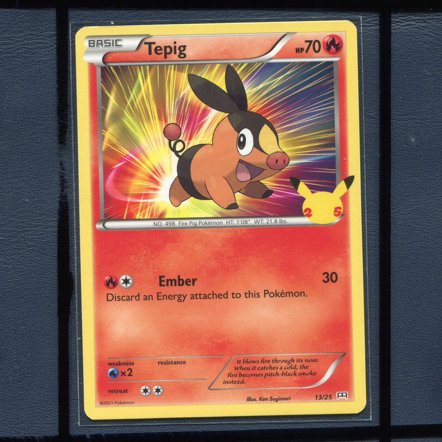 宝可梦卡牌美版英文版国际版 麦当劳 收藏2021 暖暖猪 MC21-13