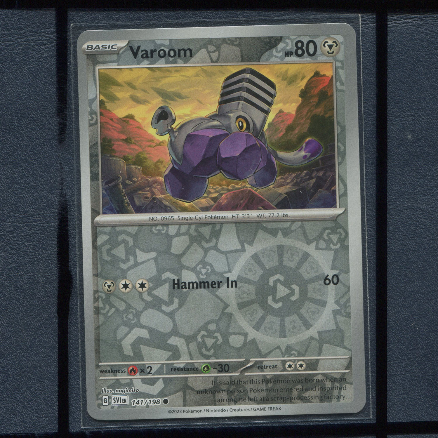 宝可梦美版英文版国际版 朱紫 噗隆隆 SVI-141 反闪