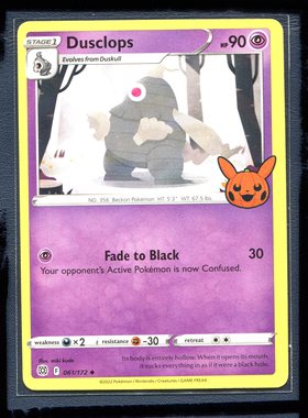 宝可梦PTCG英文版国际版美版 万圣节2022 彷徨夜灵 TT-CHRE-061