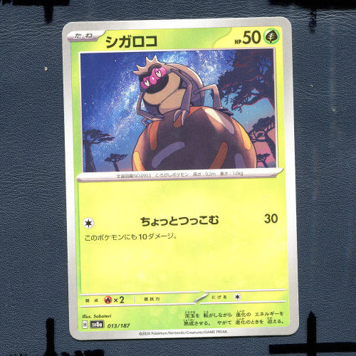宝可梦PTCG正版卡牌 太晶盛典 虫滚泥 SV8A-013 日版