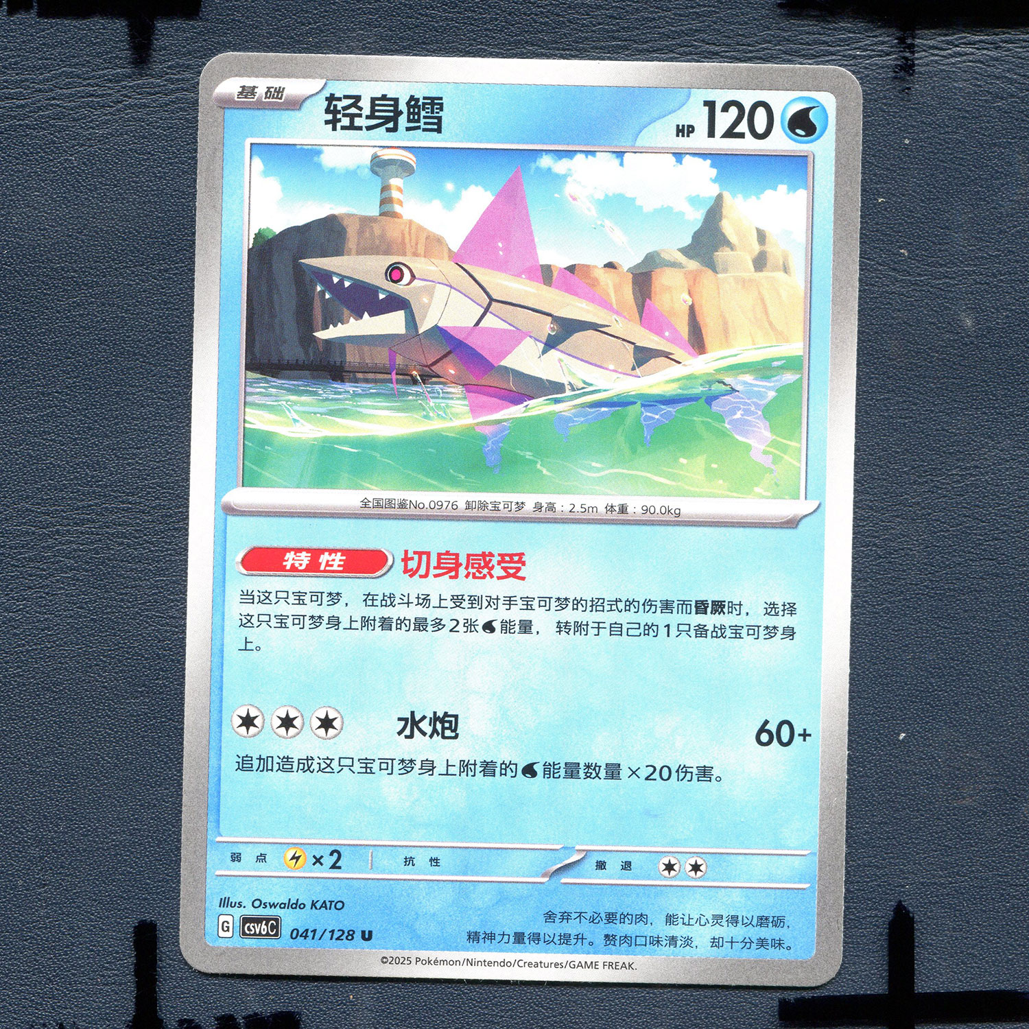 宝可梦PTCG 简中卡牌14.0真实玄虚 轻身鳕 CSV6C-041