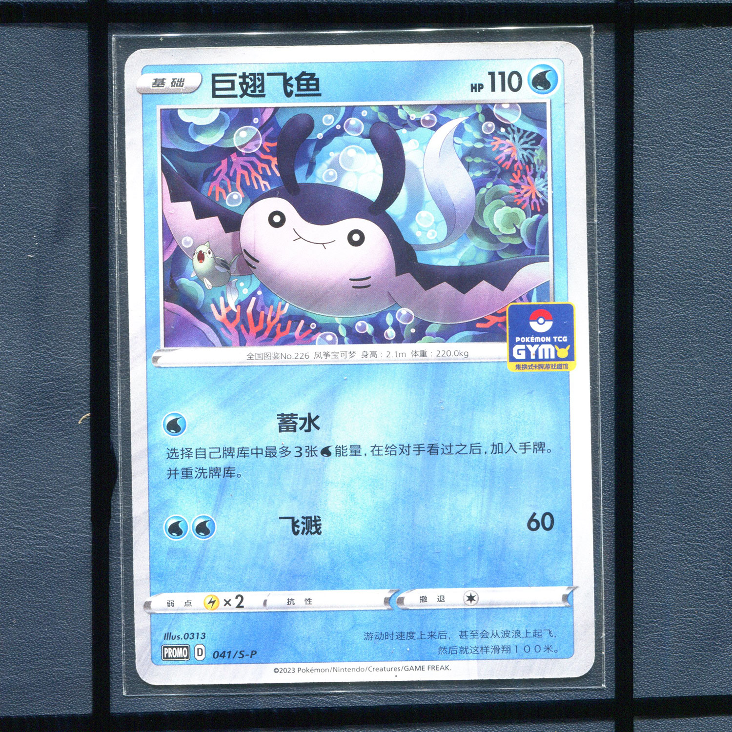pokemon宝可梦 巨翅飞鱼 PROMO-041/S-P 简中正版单卡推广卡剑盾
