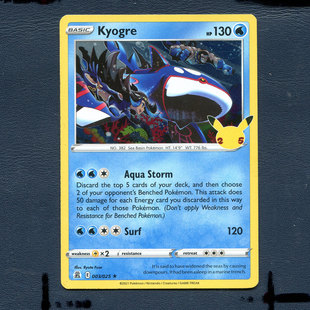 宝可梦PTCG 英文版国际版正版卡牌 庆典 盖欧卡 CEL-003 美版