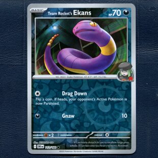 宝可梦 TCG正版卡牌 英文版命运劲敌 阿柏蛇 DRI-112 反闪 美版