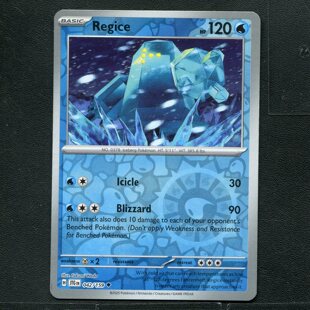 宝可梦 正版卡牌 英文版 同行之旅 雷吉艾斯 JTG-042 反闪 美版