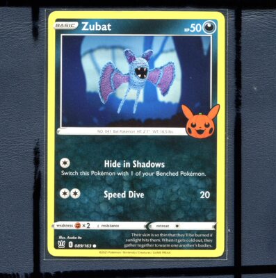 宝可梦PTCG英文版国际版美版 万圣节2022 超音蝠 TT-CHRE-089