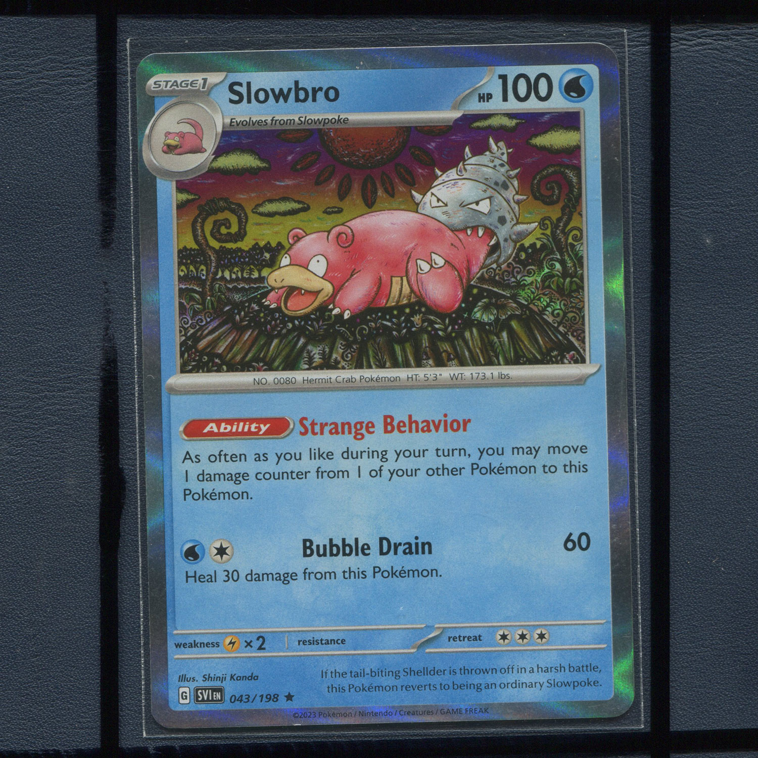 宝可梦美版英文版国际版 朱紫 呆壳兽 SVI-043 R