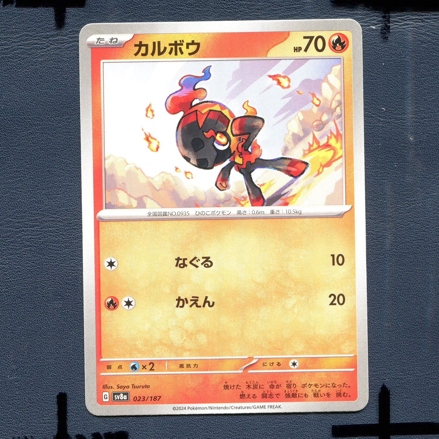 宝可梦PTCG正版卡牌 太晶盛典 炭小侍 SV8A-023 日版