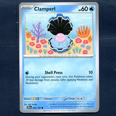 宝可梦正版卡牌  国际版 命运劲敌 珍珠贝 DRI-054 美版