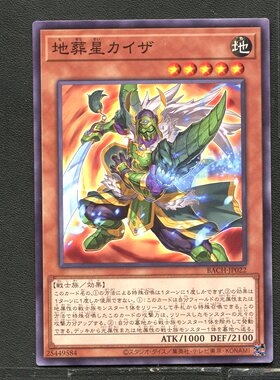 游戏王 KONAMI 25449584 地葬星 怪座 BACH-JP022 A01
