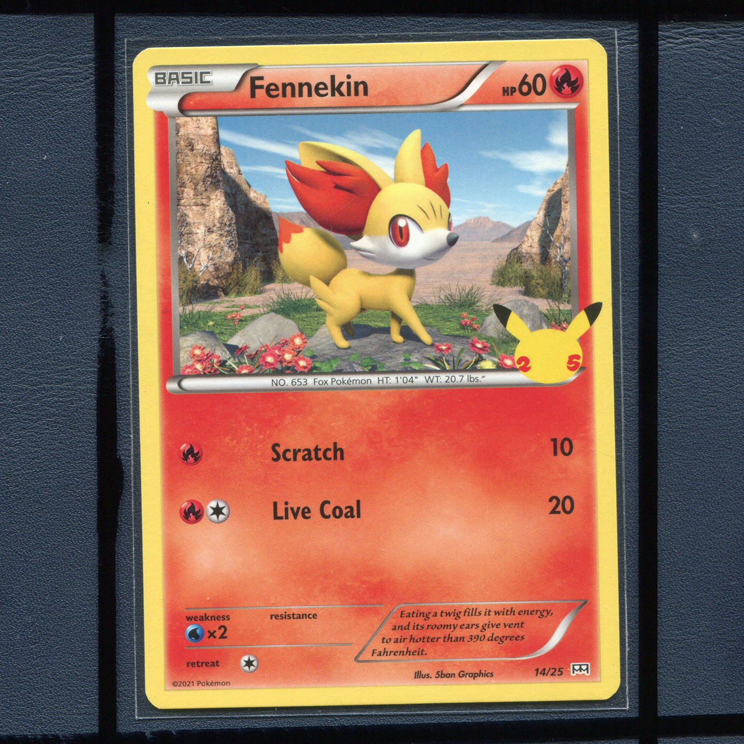 宝可梦卡牌美版英文版国际版 麦当劳 收藏2021 火狐狸 MC21-14