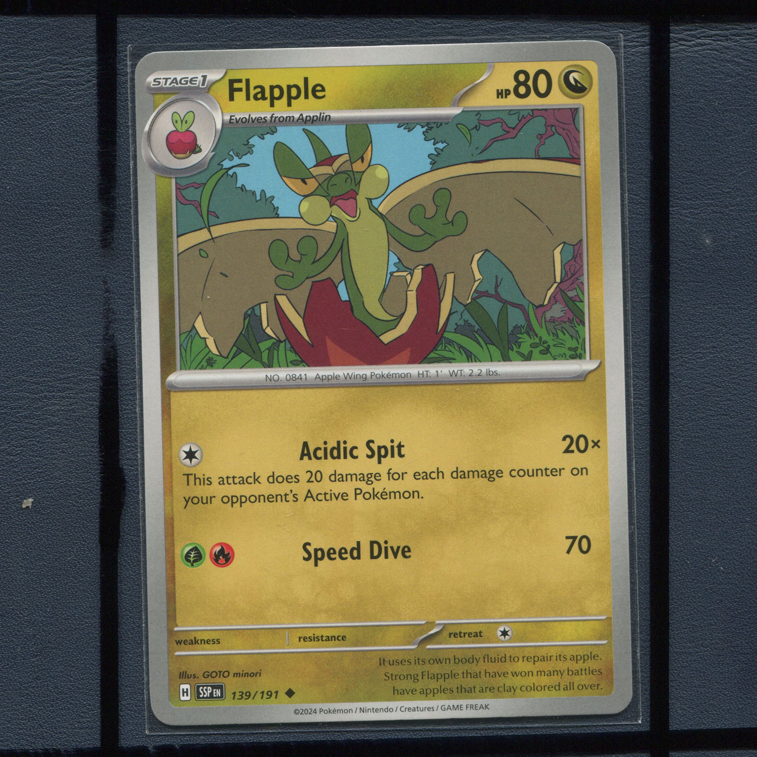 宝可梦美版英文版国际版 激增电光 苹裹龙 SSP-139