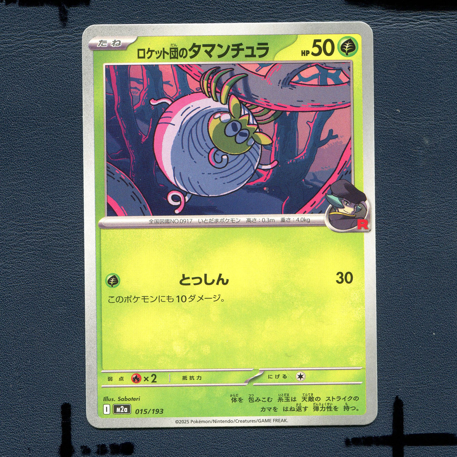 宝可梦PTCG正版卡牌 超级梦想EX 火箭队的圆蛛蛛 M2A-015 日版