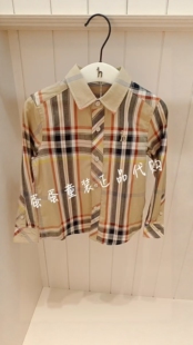HZTQBD01CS005K04不支持七天无理由 衬衫 hazzys童装 商场专柜同款