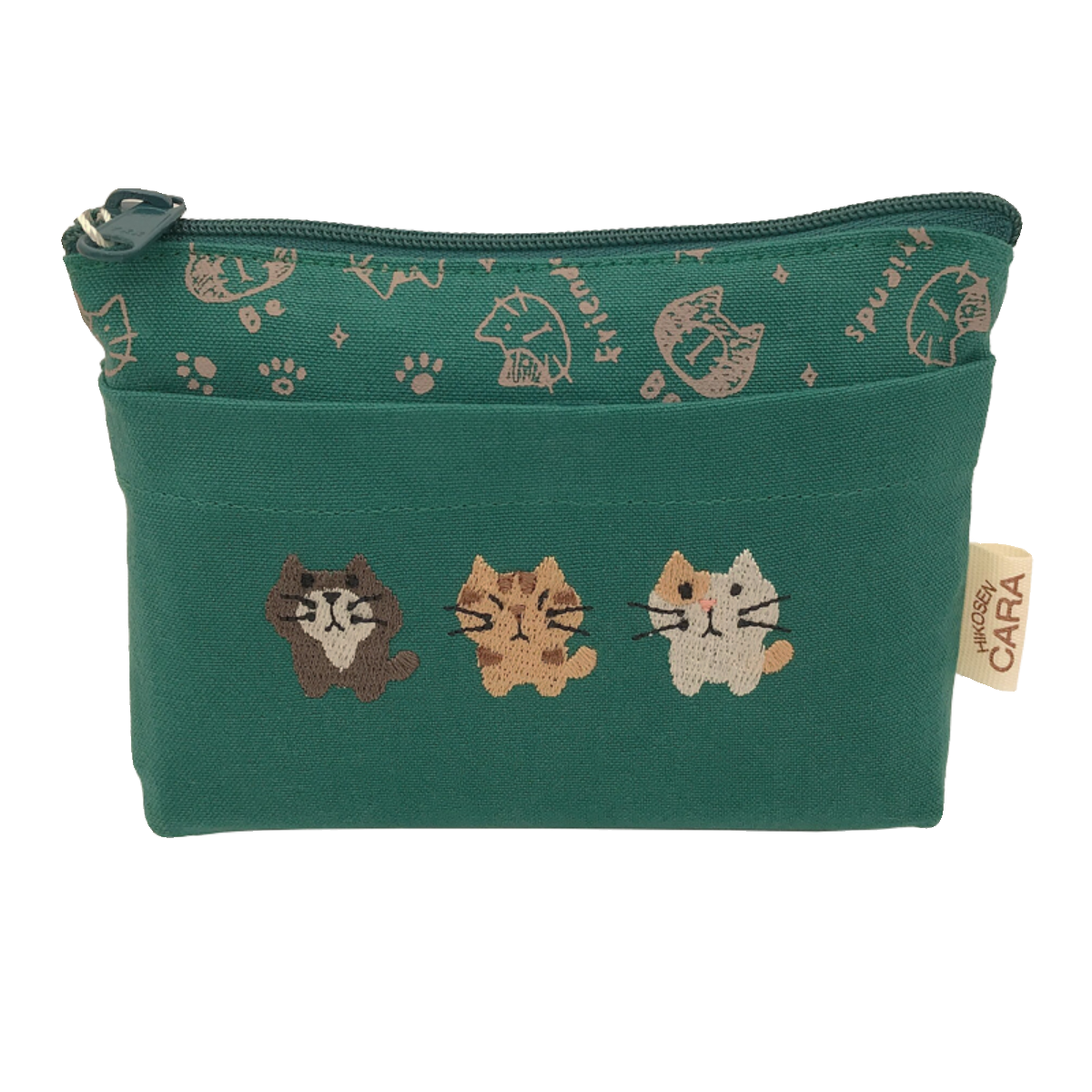 日本卡拉猫零钱包帆布青年拉链刺绣可爱动物女迷你卡片包耳机包,箱包皮具/热销女包/男包,钱包,淘宝优惠券,粉丝福利购,淘宝优惠卷