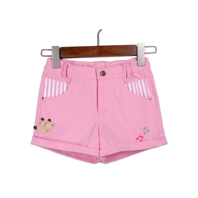 卡拉猫短裤棉布拼布普通休闲裤