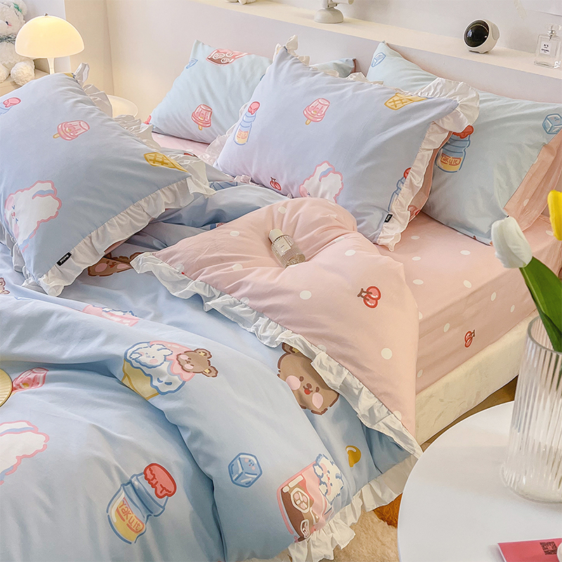 多喜爱直播专享保暖卡通风四件套