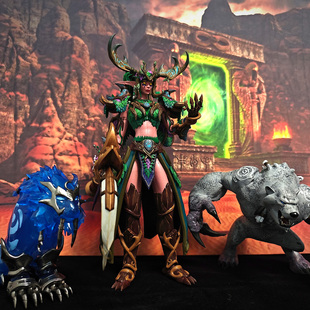 【头哥】魔兽世界手办德鲁伊小德咕咕熊德鸟德星光猫T3T6雕像摆件