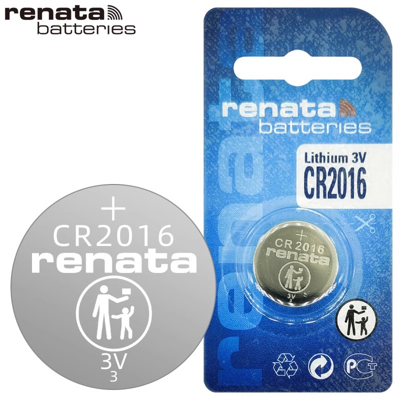 纽扣电池 1粒卡装 RENATA CR2016  lithium battery 3v