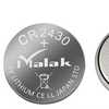 2粒 malak cr2430 lithium battery 3v 遥控器纽扣电池