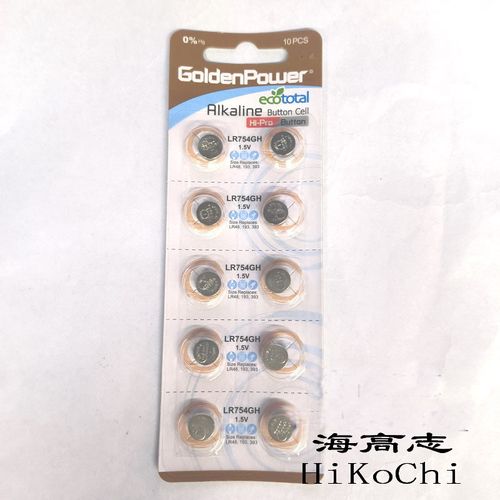 金力LR754GH1.5V纽扣电池