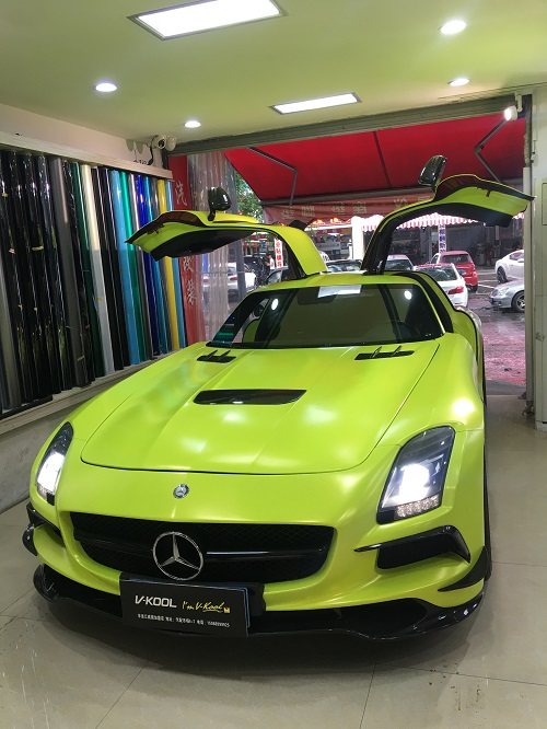 温州实体品牌贴膜艾利汽车改色膜 汽车改色膜美国艾利 温州改色膜