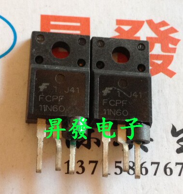 〖昇發电子〗拆机场效应管11N60ES FCPF11N60 11N60 SPA11N60C3