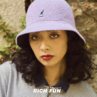 KANGOL REV FLIP CASUAL新袋鼠双面百搭休闲圆顶渔夫帽子男女