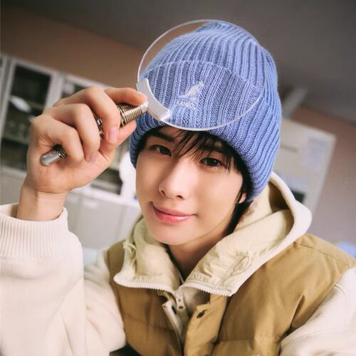 袋鼠Kangol Merino Wool Rib Beanie秋冬针保暖羊毛混纺针织帽子