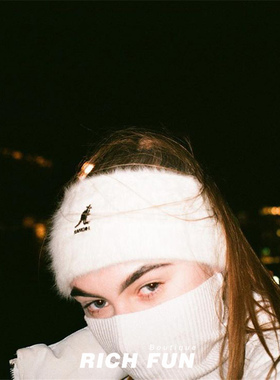 Kangol Furgora Headband 袋鼠秋冬保暖经典兔毛毛绒潮流发带男女