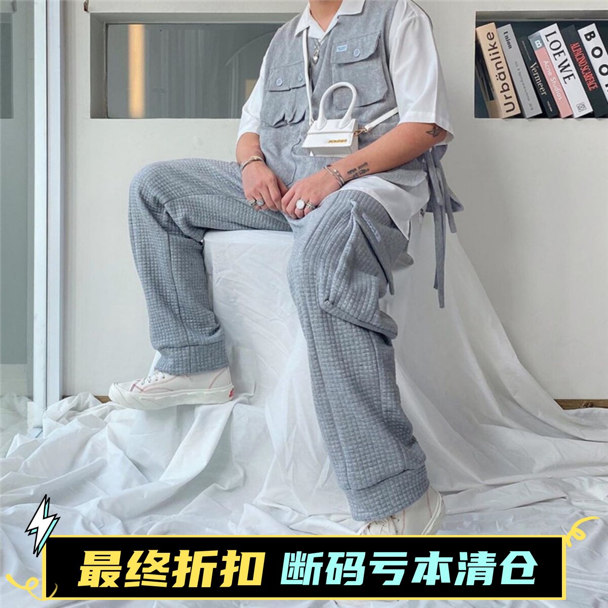 正品澳洲欧美风大口袋卫裤裤子图片