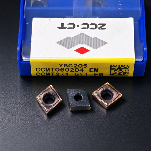 株洲钻石 株钻数控刀片CCMT060204-EM YBG205 060208 不锈钢