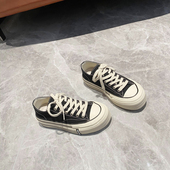 运动鞋 小匡家 休闲板鞋 学生女鞋 日系复古厚底帆布鞋 女2024春新款