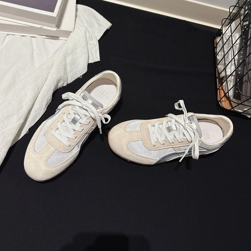 内增高3CM~真皮透气德训鞋女