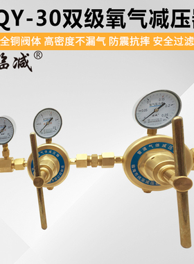 双级式氮气减压器YQD-30氧气减压器YQY-30氢气减压器YQQ-30氮气表