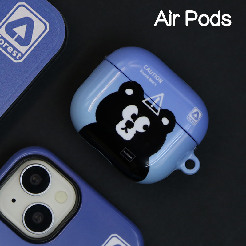 熊出没airpodspro2保护airpodspro3菲林硬壳苹果4代耳机保护壳airpods3/pro保护套airpods1/2蓝牙耳机保护套
