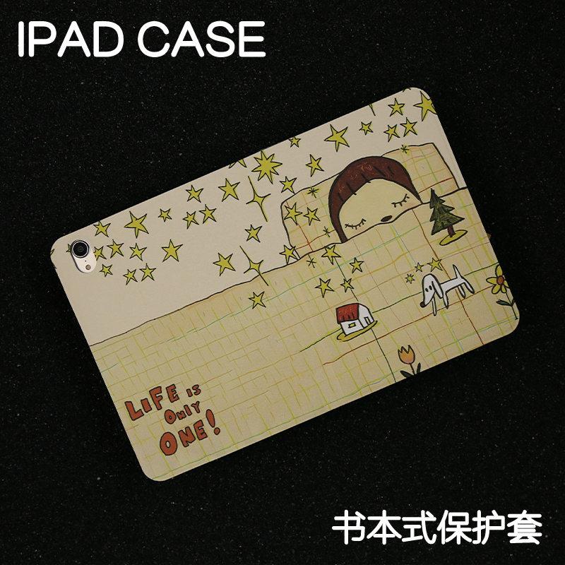 美梦ipad7/8/9苹果保护套2024款Air4/5/6外壳22pro11平板壳iPad10.2/10.5书本皮套Air3硅胶笔槽mini5/6/7防摔